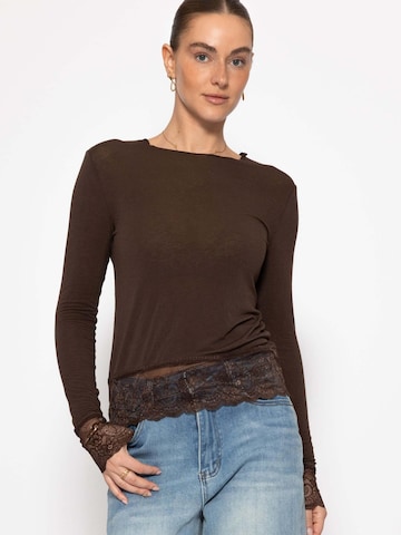 Maglietta di SASSYCLASSY in marrone