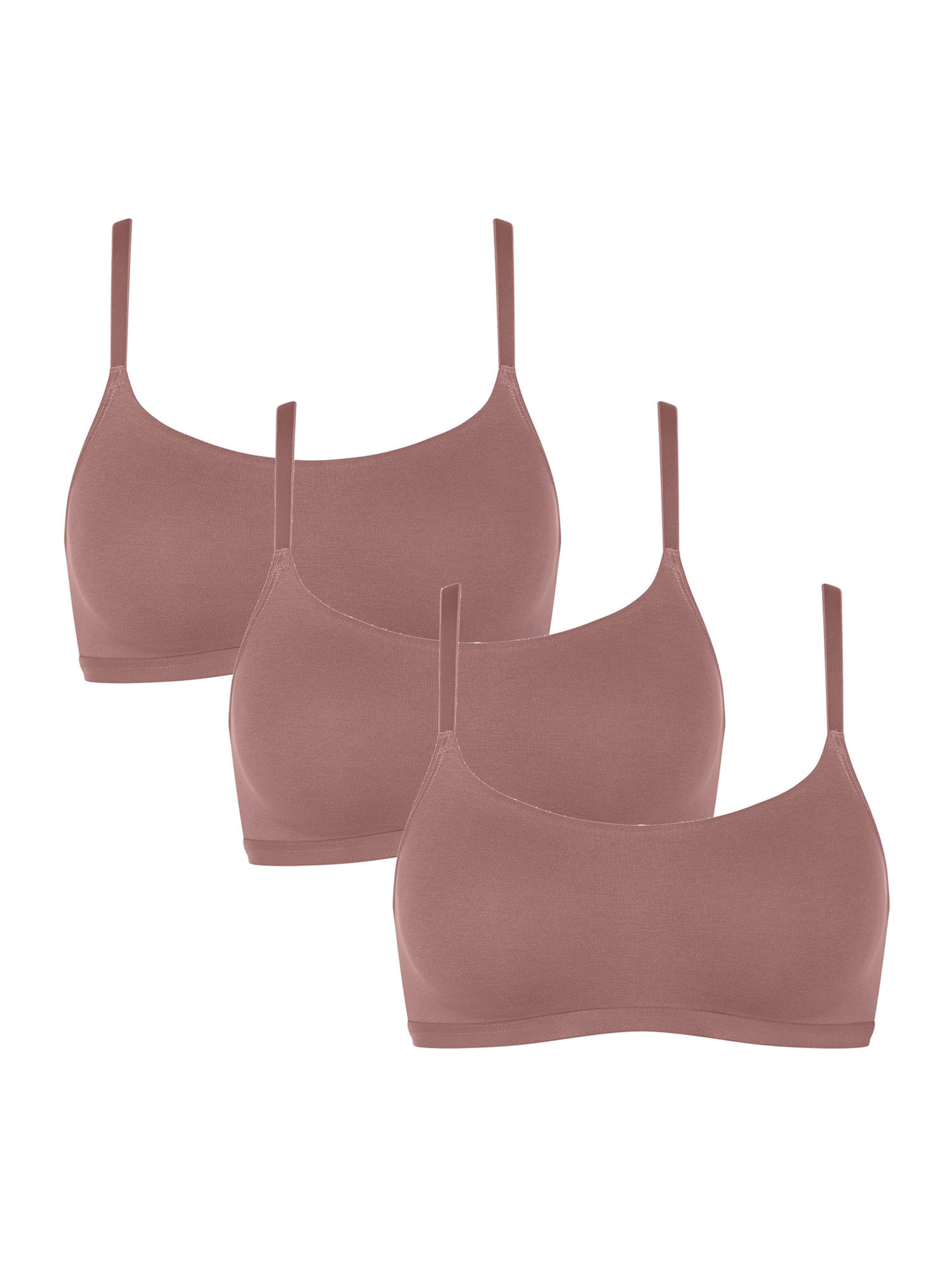 SLOGGI - Camisola interior 'Daily GO' em castanho: frente