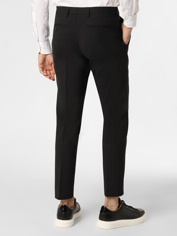 Finshley & Harding London Regular Pleated Pants in Black