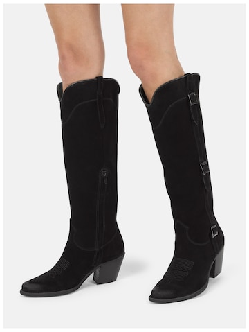 Bottes de cowboy FELMINI en noir