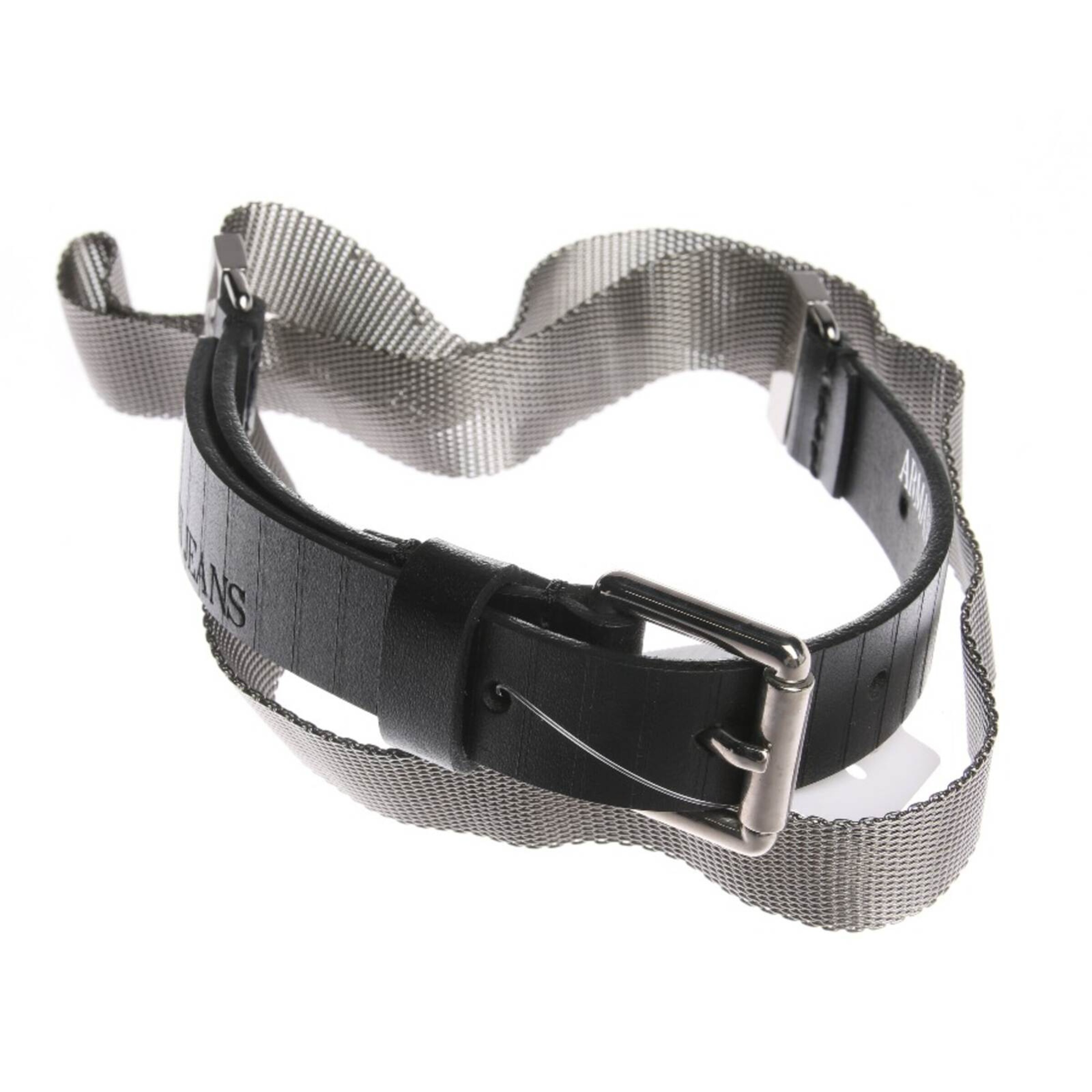 ARMANI Gürtel M in Schwarz: Vorderseite