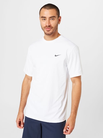 NIKE Performance Shirt 'HYVERSE' in White: front