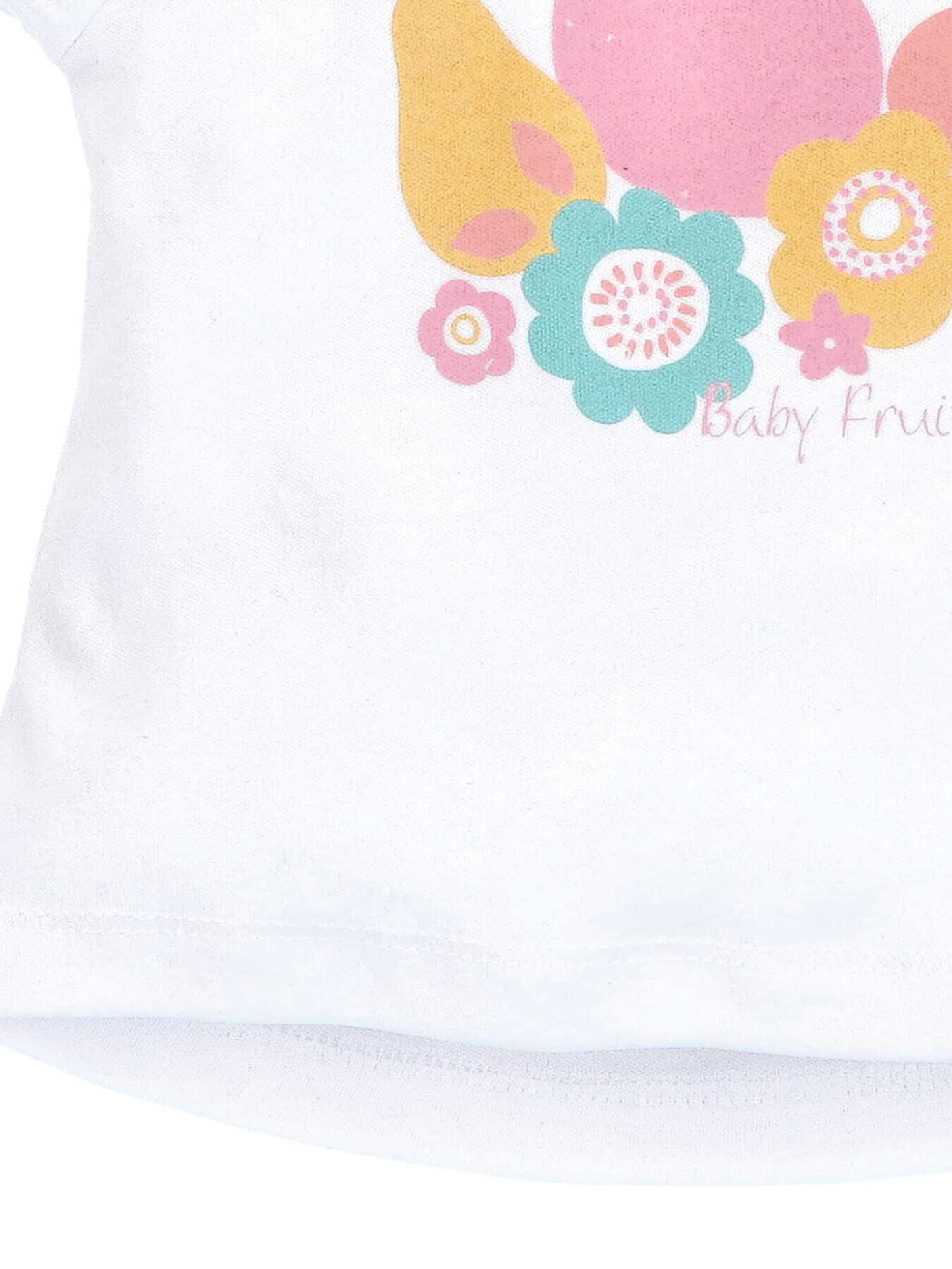 T-Shirt 'Früchte' NINI en blanc