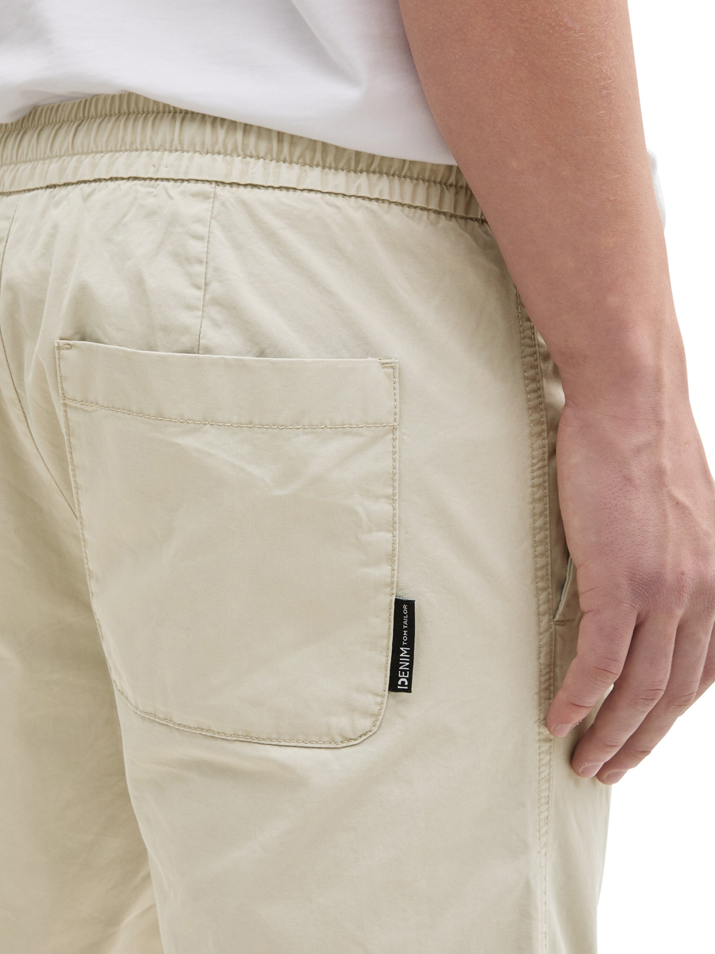 TOM TAILOR DENIM Regularen Hlače | bež barva