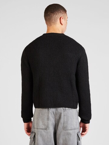 WEEKDAY Knit cardigan 'Jesper' in Black