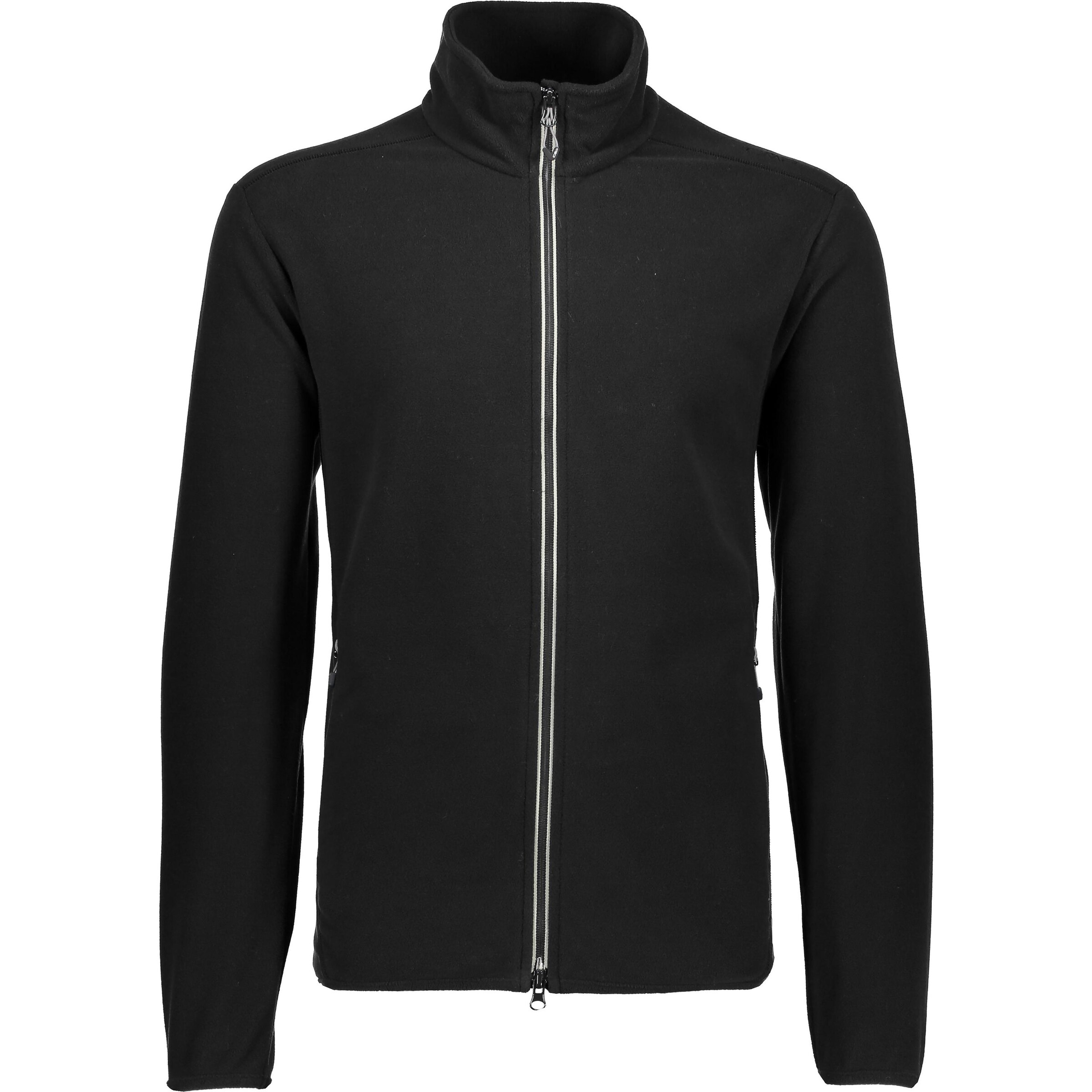CMP Athletic Fleece Jacket in Black: front