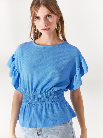 olalook Pusero värissä sininen: etupuoli