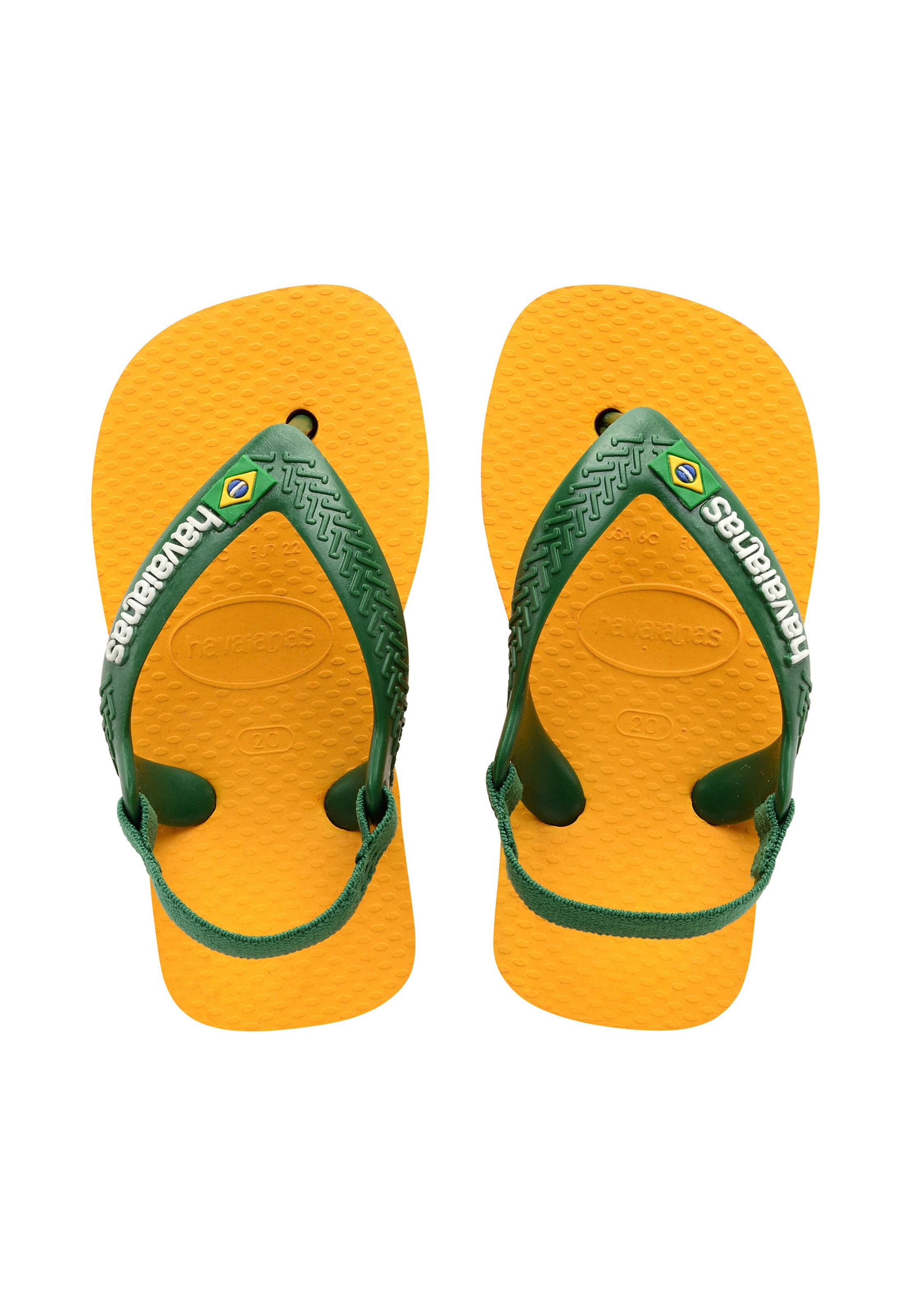 Calzatura aperta 'Brasil' di HAVAIANAS in giallo