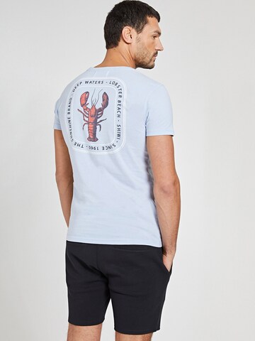 Shiwi T-shirt 'Lobster Beach' i blå
