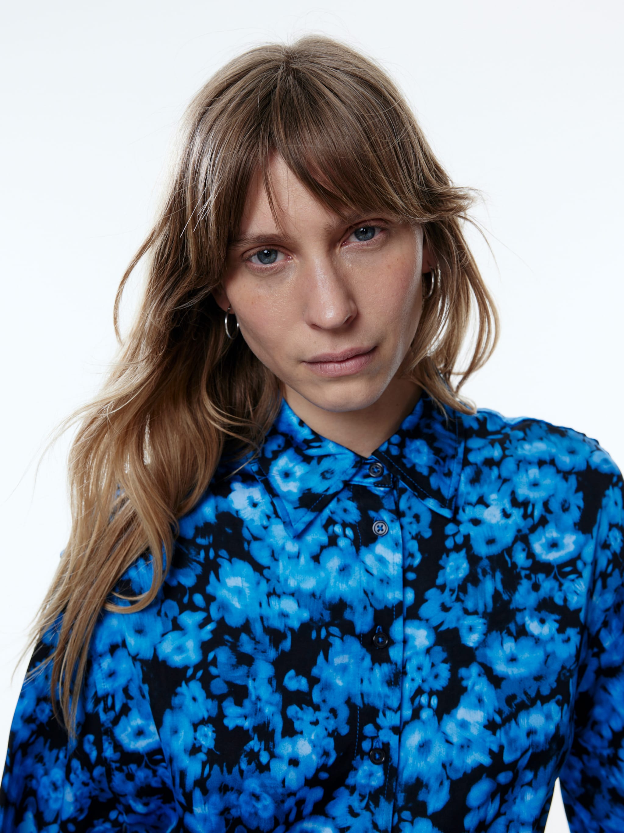 EDITED Producten Blouse 'Nika' Blauw