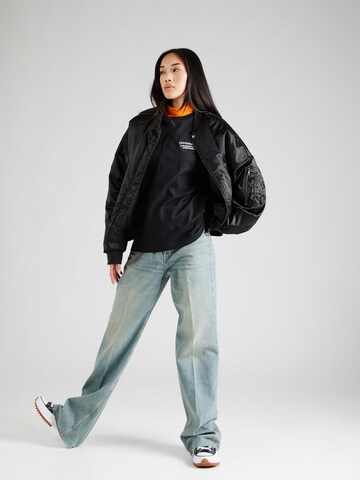 CONVERSE Shirt 'SUMMER FLOWERS' in Black
