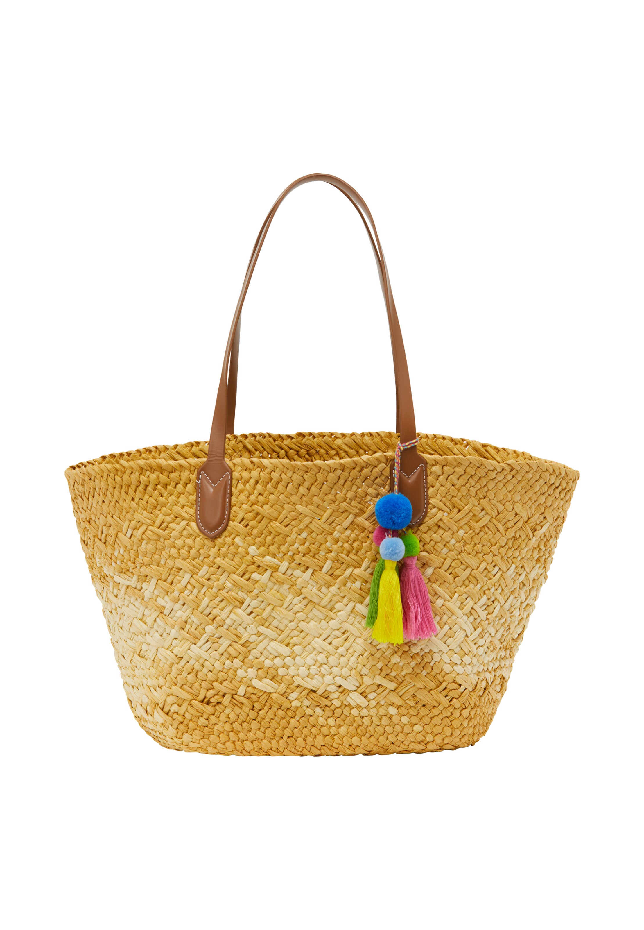 IZIA Nákupní taška – hnědá: přední strana