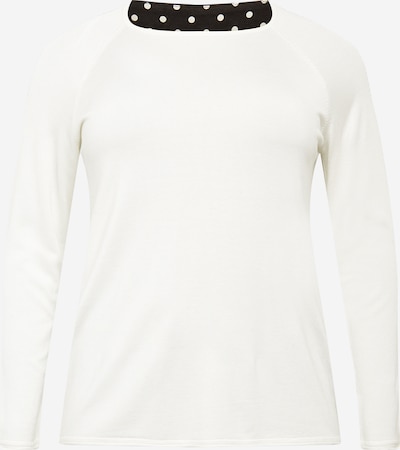 ONLY Carmakoma Pull-over en crème, Vue avec produit