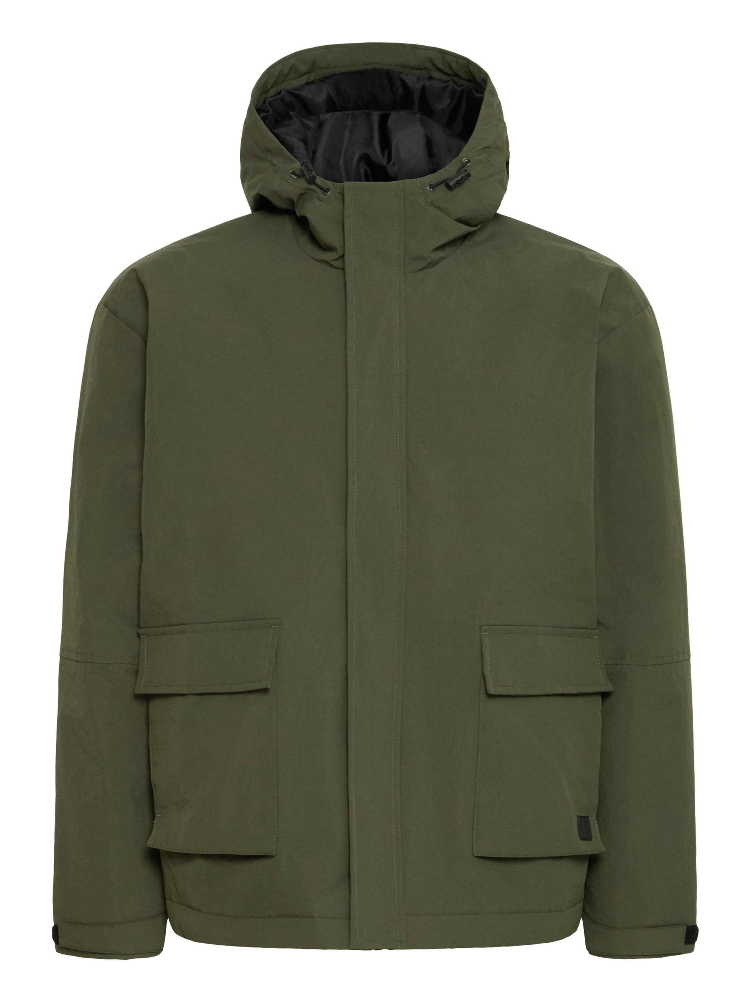 BLEND Vinterjakke 'BHElman' i grøn: forside