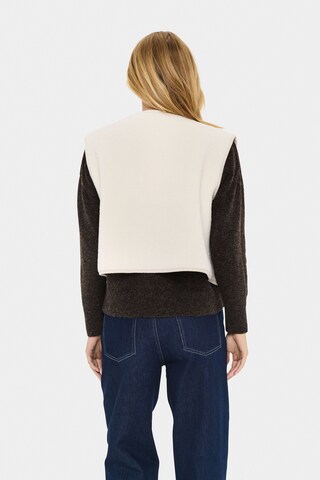 SAINT TROPEZ Strickweste 'IcariaSZ' in Beige