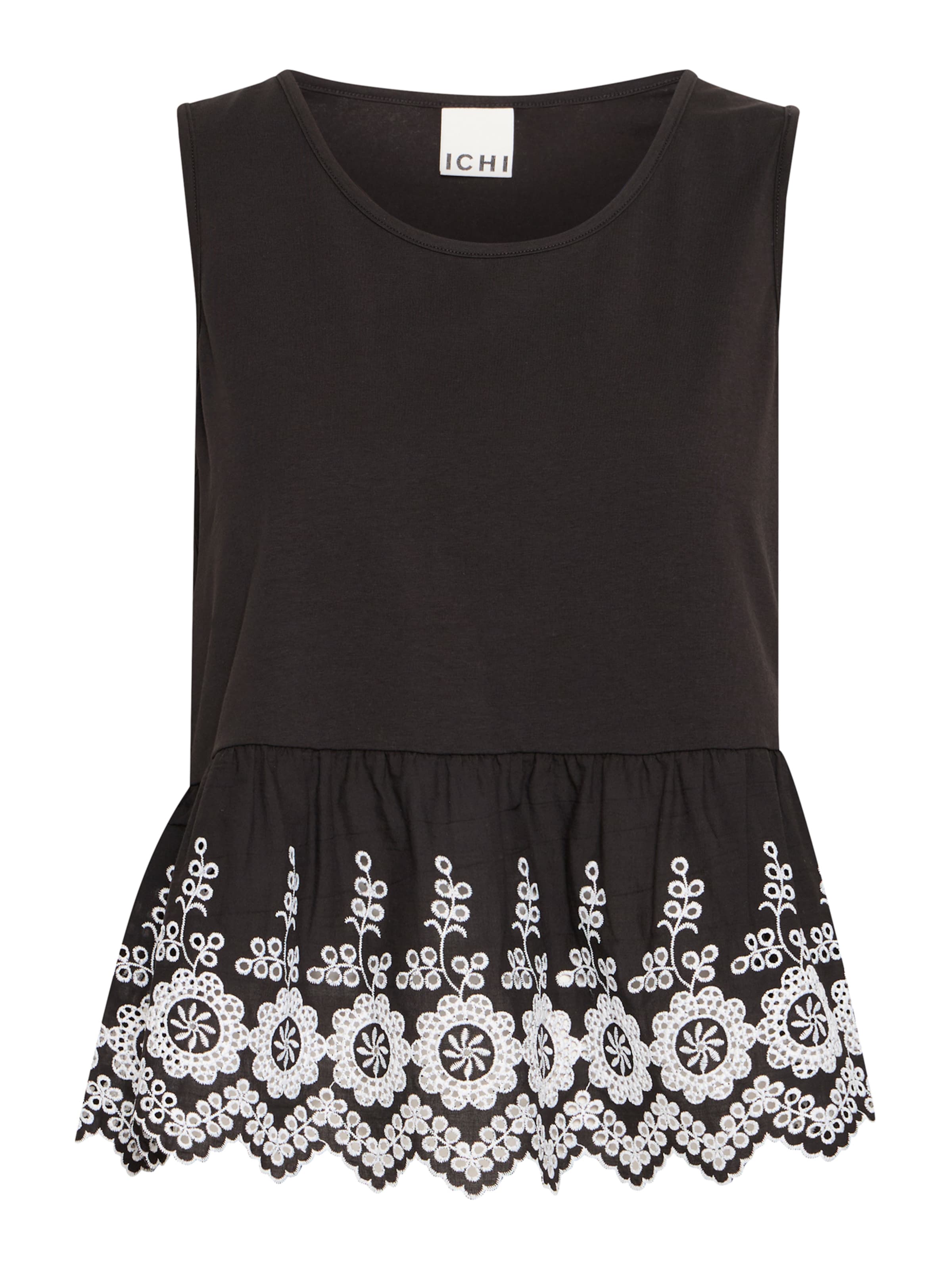 juoda ICHI Palaidinė be rankovių 'IHMALUI': priekis