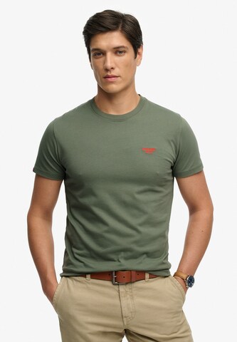 T-Shirt 'Essential' Superdry & Co en vert : devant