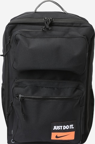 NIKE Sports backpack 'Utility Speed' in Black: front