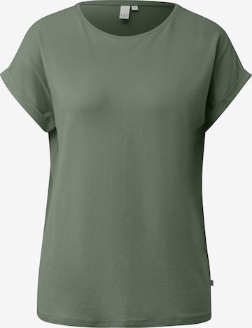 QS Shirt in Groen: voorkant