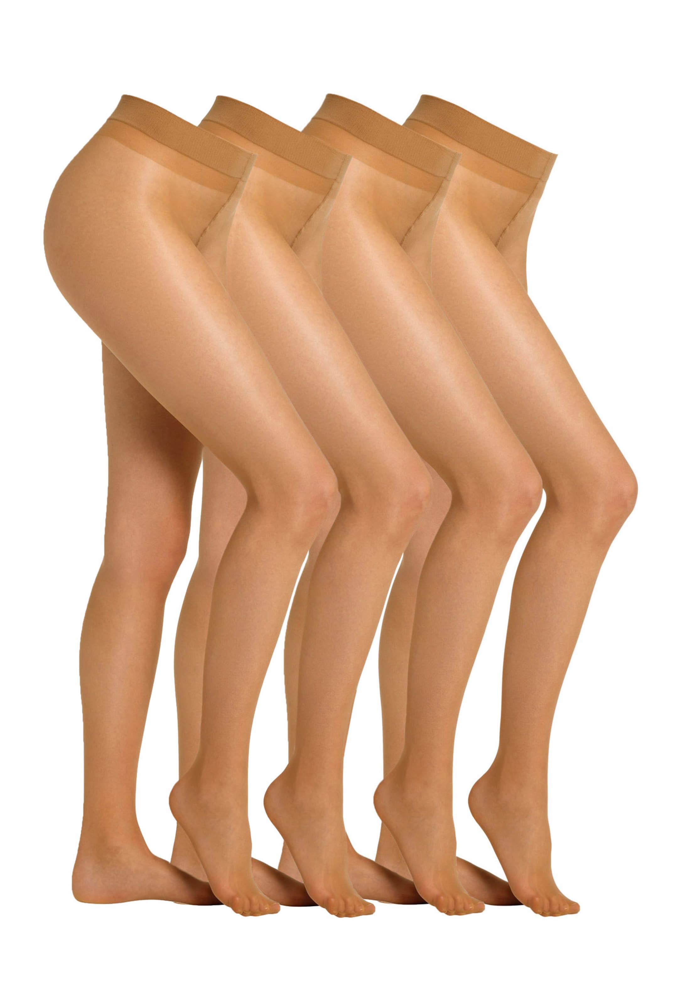 camano Fine tights in Brown: front