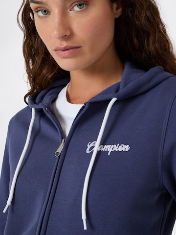 Giacca di felpa di Champion Authentic Athletic Apparel in blu
