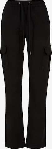 regular Pantaloni cargo di Urban Classics in nero: frontale