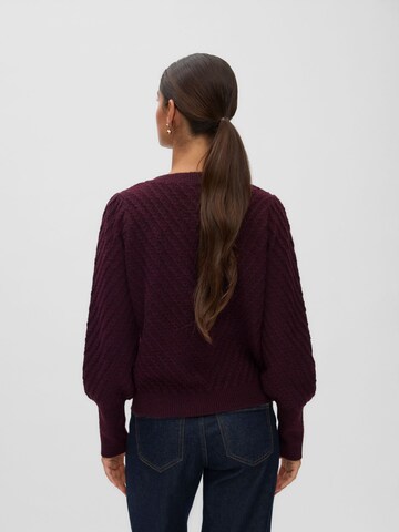VERO MODA Sweter 'STINNA ' w kolorze czerwony