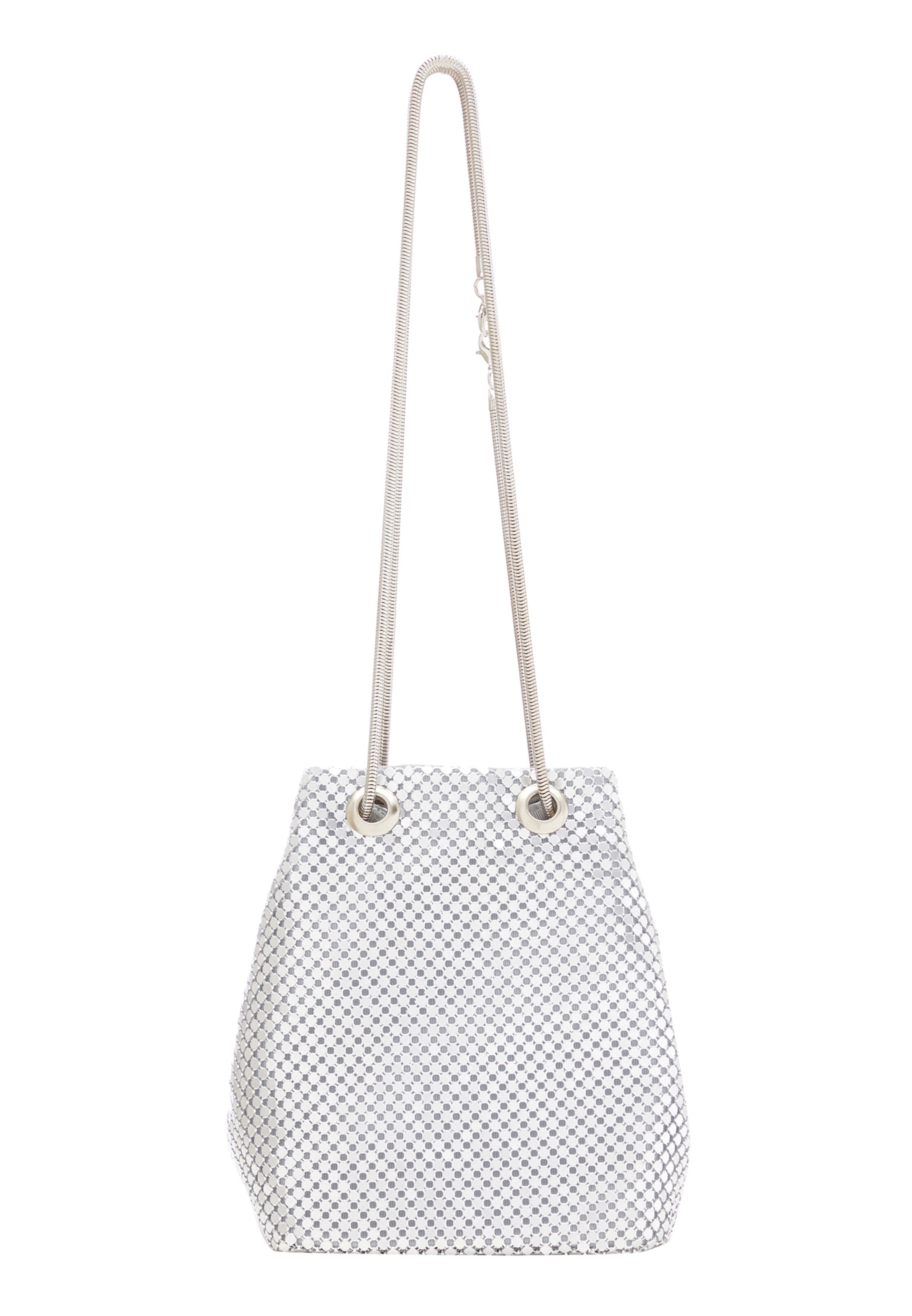 NAEMI Pouch in Silver: front