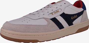 Baskets basses Gola en blanc : devant