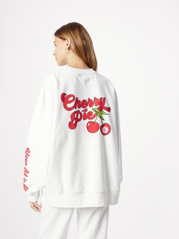 HUGO - Sweatshirt 'Drisina' em branco