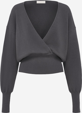 LeGer by Lena GerckePulover 'Gesa' - siva boja: prednji dio