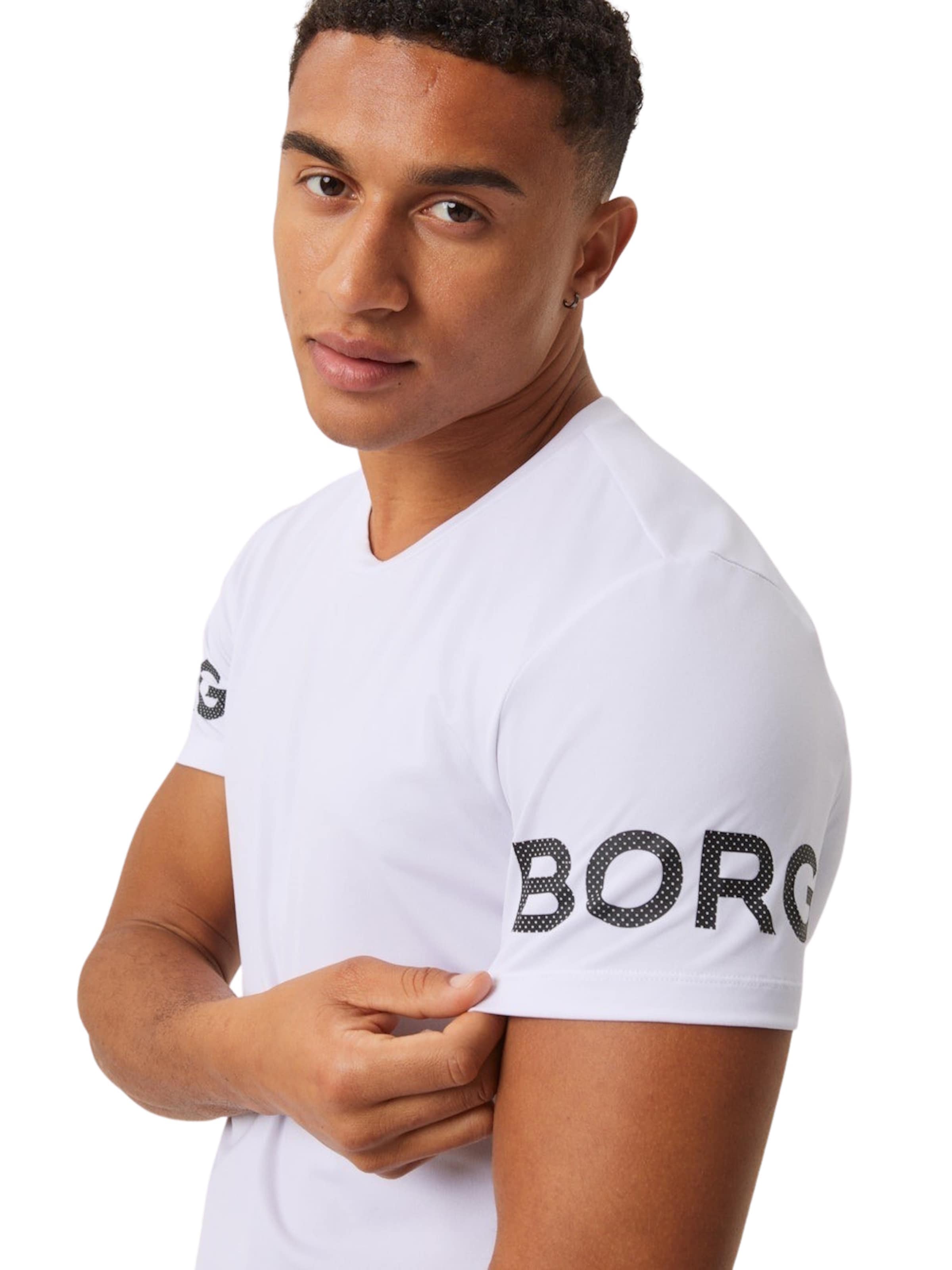Tricou funcțional de la BJÖRN BORG pe alb