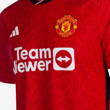 Maglia funzionale 'Manchester United 2023/2024' di ADIDAS PERFORMANCE in rosso