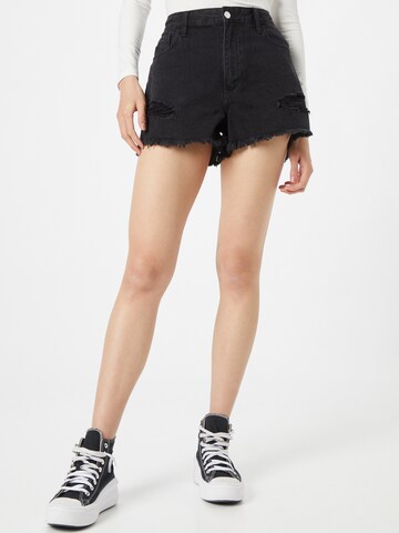 HOLLISTER Regular Shorts in Schwarz: predná strana