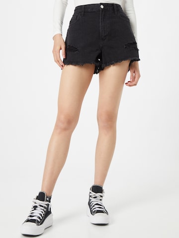 HOLLISTER Regular Shorts in Schwarz: predná strana