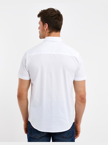 Threadbare Regular fit Button Up Shirt 'Furore' in White