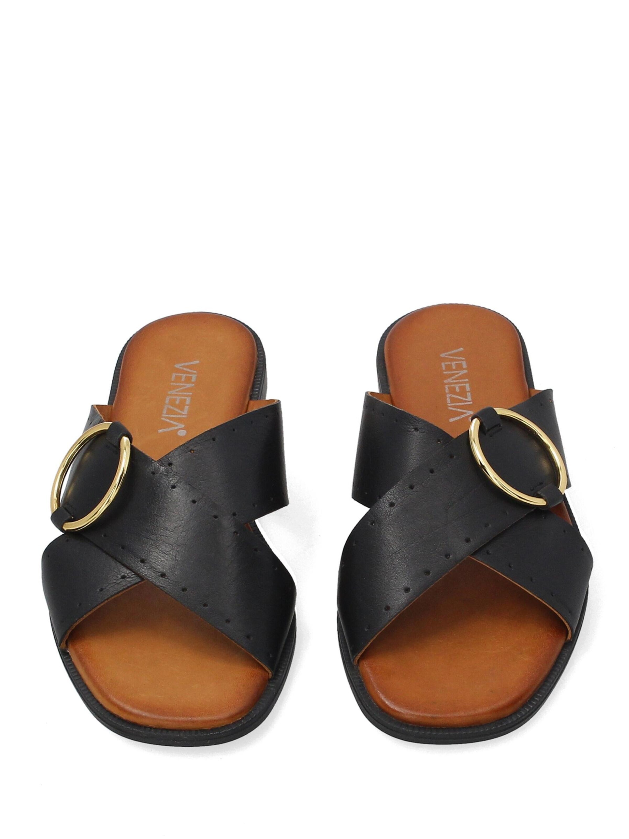 VENEZIA Pantolette 'Venezia'‌‌‌ in Schwarz
