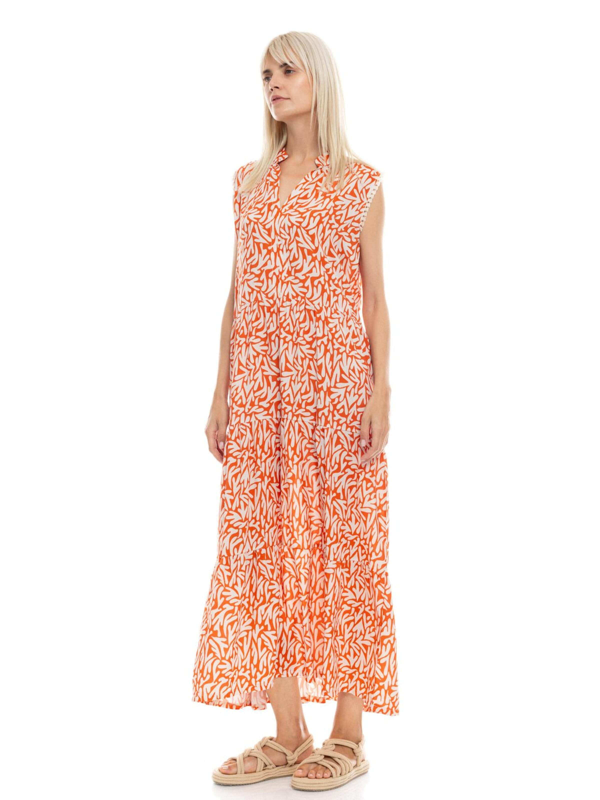 Pink Label - Vestido de verão 'CORAL' em laranja