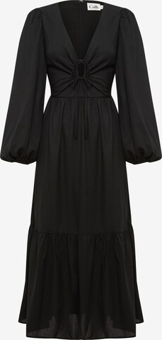 Robe 'ALISA' Calli en noir : devant