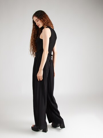 ABOUT YOU Wide leg Pants 'Elena' in Black