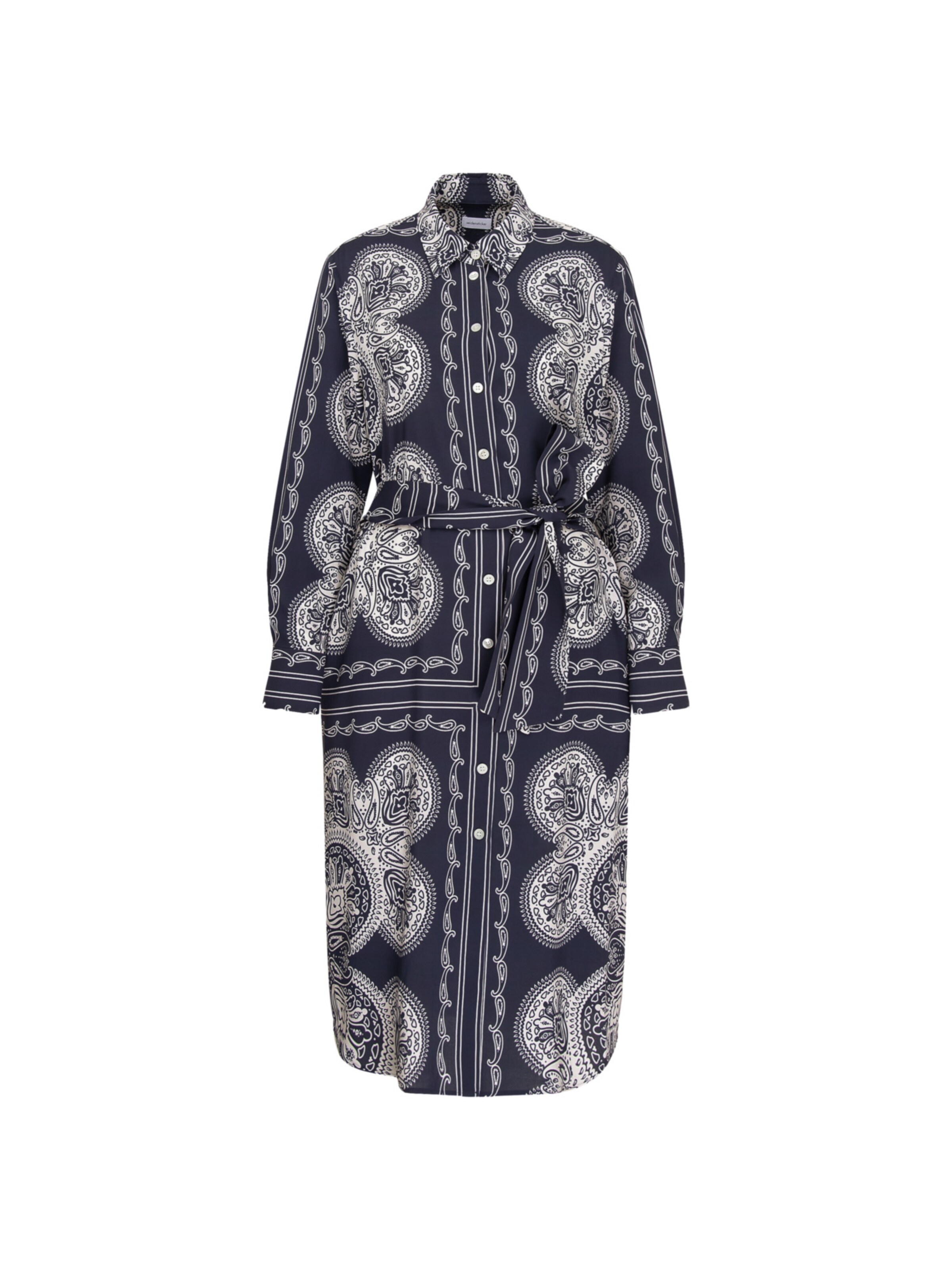 Robe 'Schwarze Rose' SEIDENSTICKER en bleu : devant