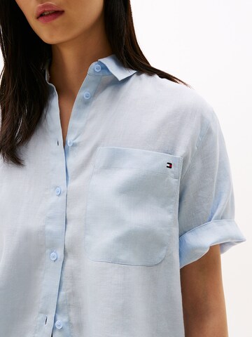 TOMMY HILFIGER Bluse in Blau