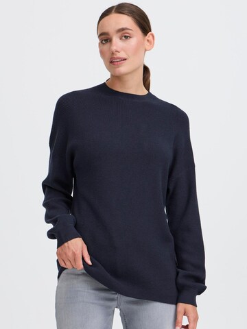Oxmo Trui 'Ifansy' in Blauw: voorkant