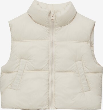 Gilet Pull&Bear en beige : devant