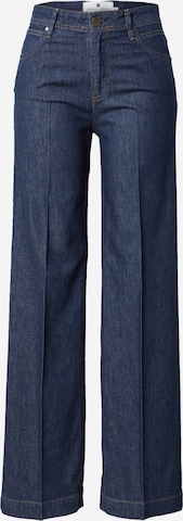 FREEMAN T. PORTER جينز واسع جينز 'Lucie' بلون أزرق: الأمام
