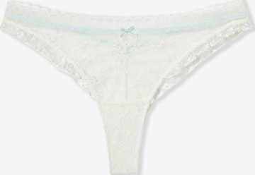 ETAM Thong 'Malice' in Beige: front