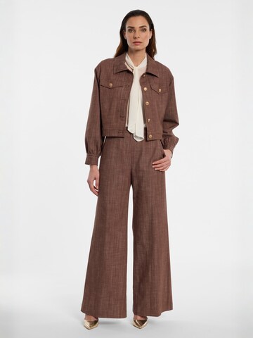 Ana Alcazar Between-season jacket ' Enlisa ' in Brown