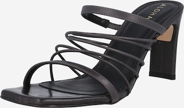 Alohas Mules 'Sunbeam' in Black: front