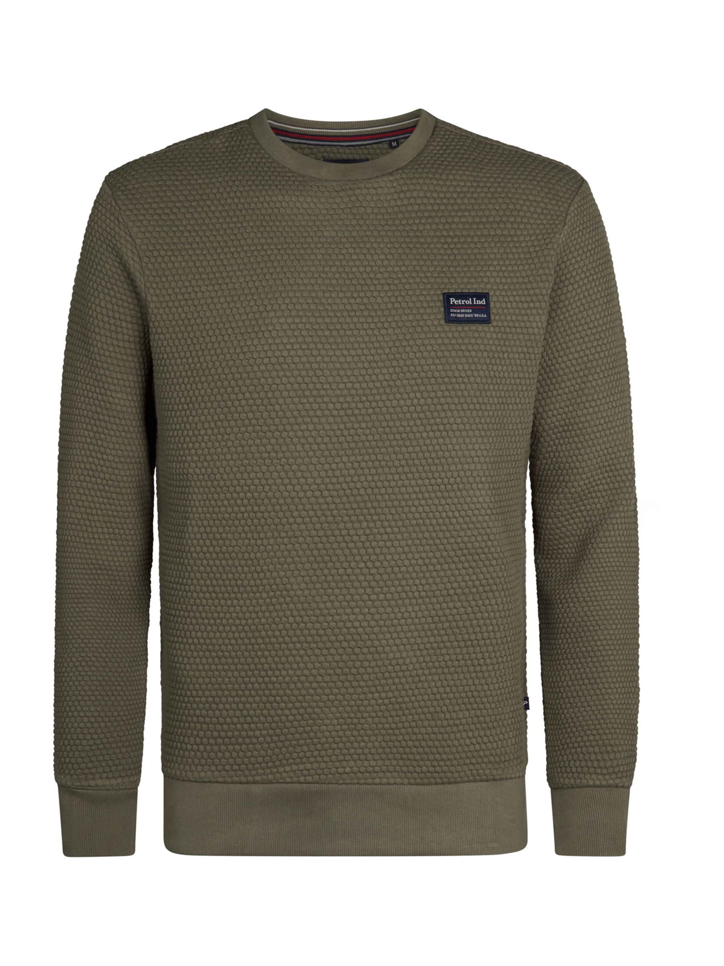 Petrol Industries - Sudadera 'Gunnison' en verde: frente