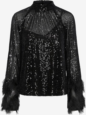 Y.A.S Blouse 'FLOW' in Black: front